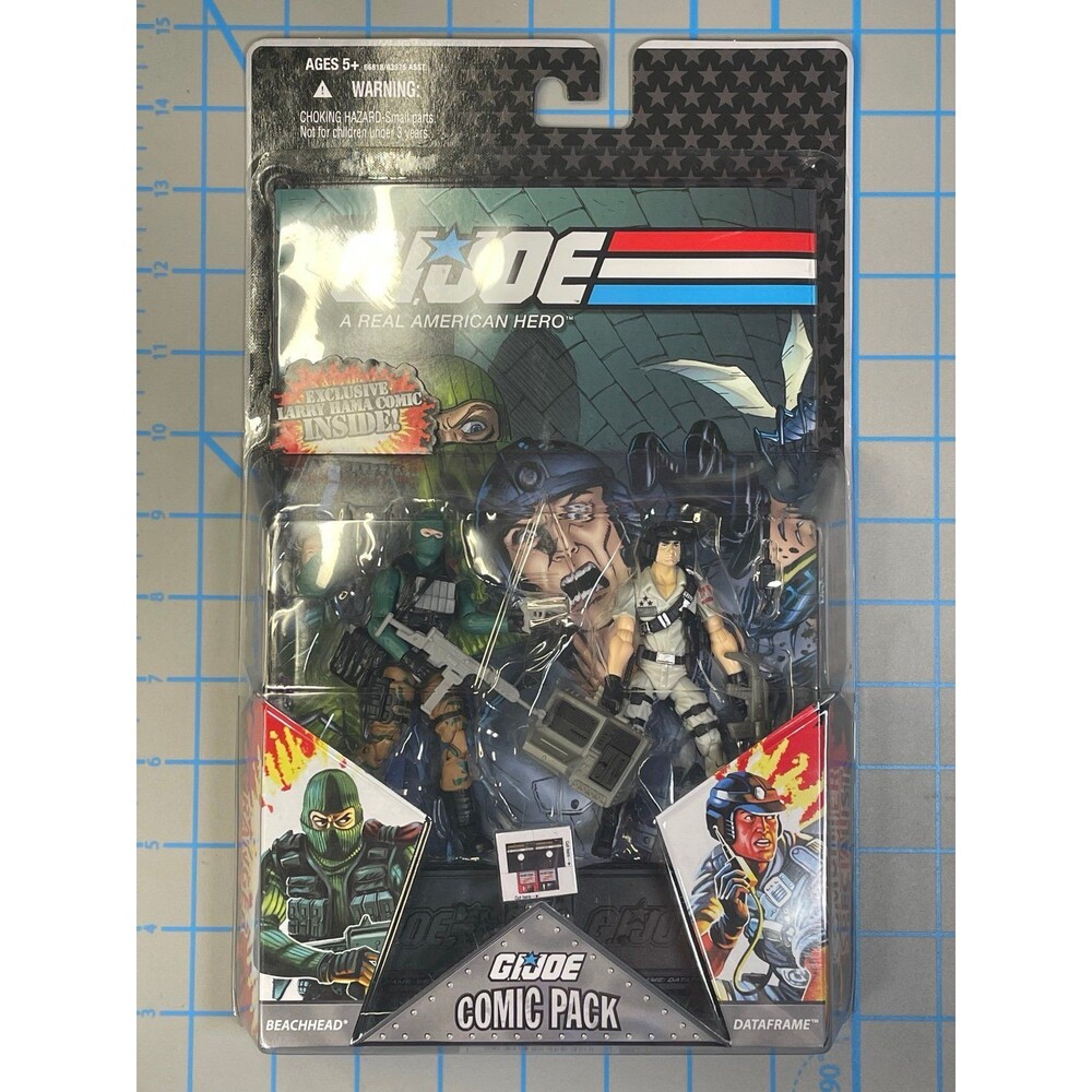 G.I. Joe Comic Pack Beachhead Dataframe Action Figure Beach Head Data Frame GI